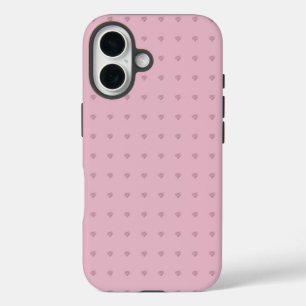 Elegant Hart Patroon Roze Telefoon / iPad case