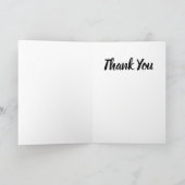 Elegant - Hartelijk dank - Kaart (Binnen)