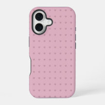 Elegant Hartpatroon Roze Phone / iPad hoes