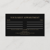 Elegant Healing Hands Yin Yang symbool Visitekaartje (Achterkant)