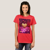 Elegant Heart Design T-shirt (Voorkant volledig)