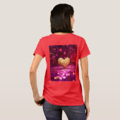 Elegant Heart Design T-shirt (Achterkant volledig)