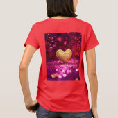 Elegant Heart Design T-shirt (Achterkant)