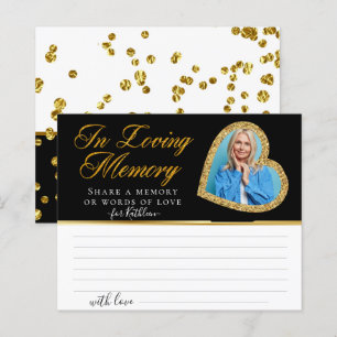 Elegant Heart Photo Partager une carte mémoire fun