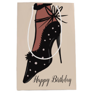Elegant Heel Beauty Fashionista Birthday Medium Cadeauzakje