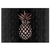 elegant, helder roos goud tropische anananas snijplank (Voorkant)