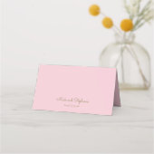 Elegant helder roze bloem bruiloft tafelnummer (Achterkant)