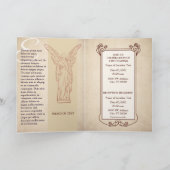 Elegant Herdenking Overlijden Fotoaankondiging (Binnen)