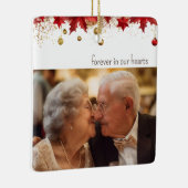 Elegant herdenkingsmonument Kerstmis Keramisch Ornament (Rechts)