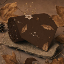 Elegant herfst botanisch naadloos patroon