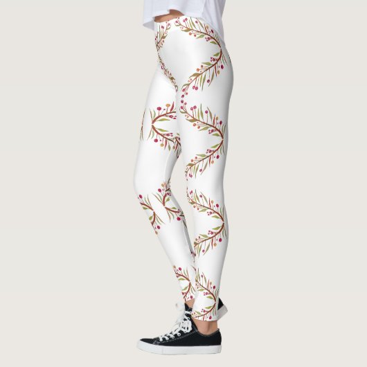Elegant Herfst Design Aangepaste Leggings (Links)