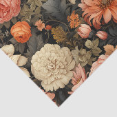 Elegant Herfst Floral Tissuepapier (Detail)