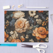 Elegant Herfst Floral Tissuepapier (Craft)