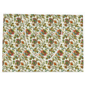 Elegant herfst floreel patroon groot cadeauzakje (Achterkant)