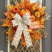 Elegant herfst floreel patroon lint