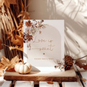 Elegant herfst Love neemt een Poster