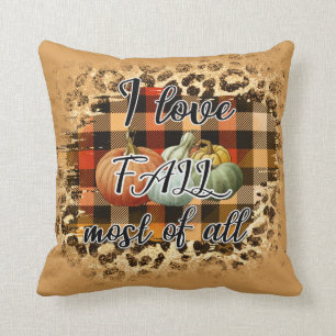 Elegant  Herfst Love Pumpkin Cotton 16-inch X16 Kussen