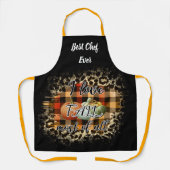 Elegant  Herfst Love Pumpkin Schort (Voorkant)