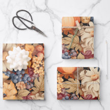 Elegant herfst oogstpatroon stijlvol chic