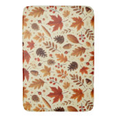 Elegant Herfst patroon Badmat (Voorkant Verticaal)