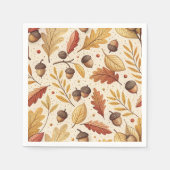 Elegant Herfst patroon Servet (Voorkant)