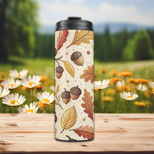 Elegant Herfst patroon Thermosbeker