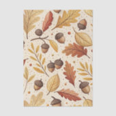 Elegant Herfst patroon Tissuepapier (Voorkant)
