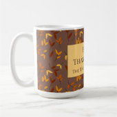 Elegant herfstblad koffiemok (Links)