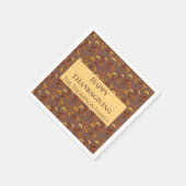 Elegant herfstblad servet (Hoek)