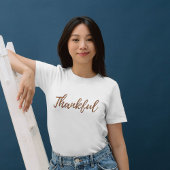 Elegant herfstblad t-shirt