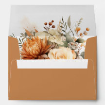 Elegant herfstbloemenboeket Gouden Sinaasappel