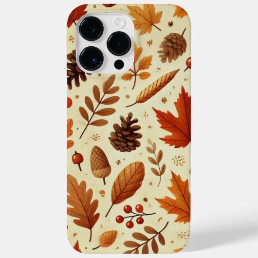 Elegant Herfstpatroon Case-Mate iPhone Case (Achterkant)