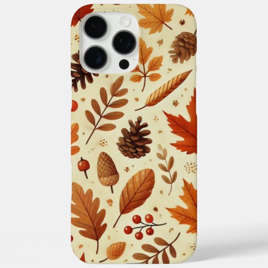 Elegant Herfstpatroon Case-Mate iPhone Case (Achterkant)