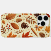 Elegant Herfstpatroon Case-Mate iPhone Case (Achterkant (horizontaal))