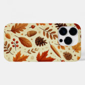 Elegant Herfstpatroon Case-Mate iPhone Case (Achterkant (horizontaal))