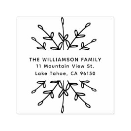 Elegant het Etiket van het Adres van de Terugkeer  Zelfinktende Stempel