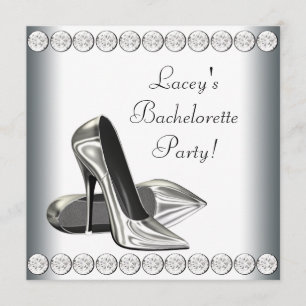 Elegant High Heels Bachelorette Party Kaart