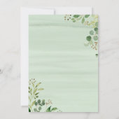 Elegant Hij of Zij Groen Leeuw Geslacht Onthullen Kaart (Achterkant)