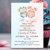 Elegant hij of zij Waterverf geslachtsonthulling Kaart