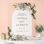 Elégant hiver Floral Arch Mariage Bienvenue (Mariage)