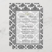 Elegant hoge prestatie afstuderen aankondiging (Voorkant / Achterkant)