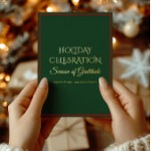 Elegant Holiday Party Invitation for Business