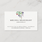 Elegant Holistic Aromatherapeut Herbs Sjabloon Visitekaartje (Voorkant)