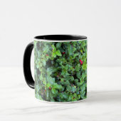 Elegant Holly Berry Pattern Christmas Home Decor Mok (Voorkant links)