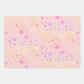 Elegant Holografisch kerstsnowflake-patroon Inpakpapier Vel (Voorkant 2)