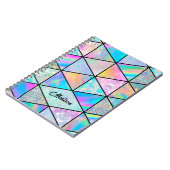 Elegant holografisch kleurrijk schetsboek notitieboek (Linkerzijde)