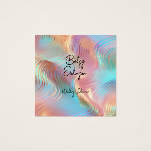 Elegant holografisch Visitekaartje (Voorkant)