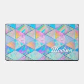Élégant hologramme girly coloré (Recto)