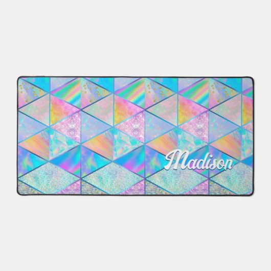 Élégant hologramme girly coloré (Recto)