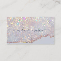 Elegant Holographic Glam Glitter Makeup Artist